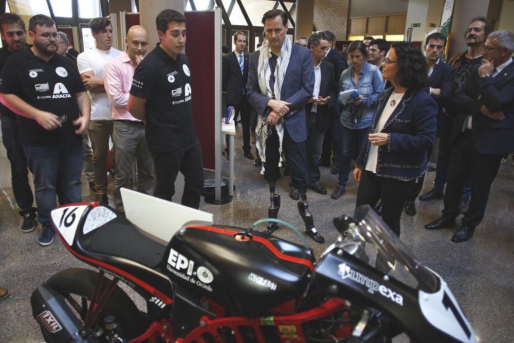 Hugh Herr visita la Escuela Politécnica de Gijón