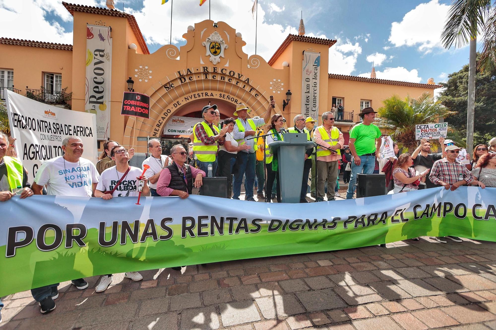 El sector agrario protesta en las calles de Santa Cruz