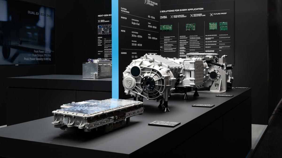 Baterías y motors de Rimac Technology