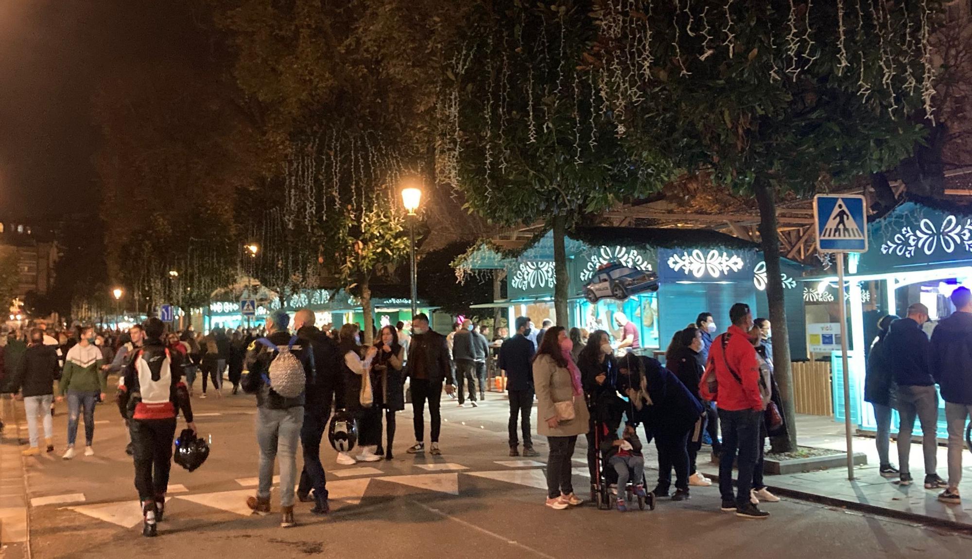 El gran encendido de la Navidad de Vigo, en imágenes