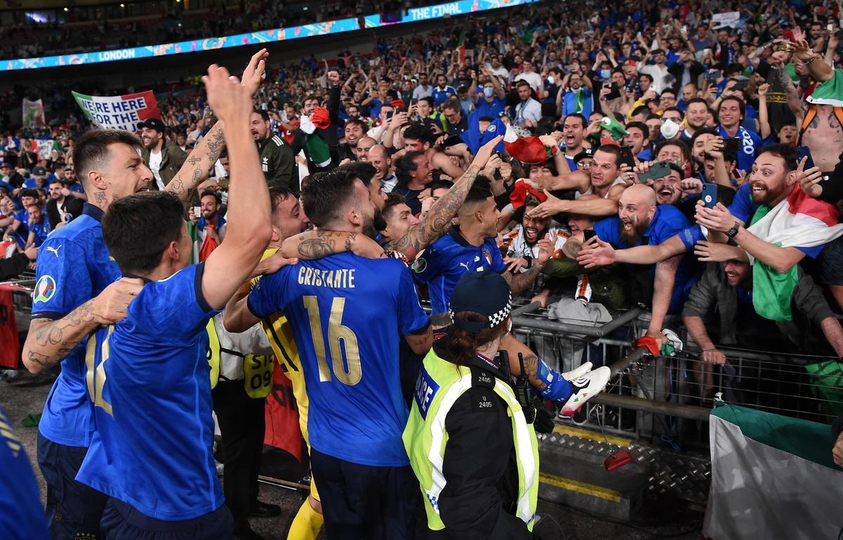 Italia celebra su segunda Eurocopa