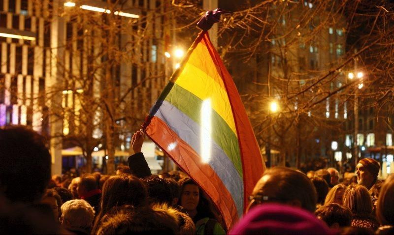 El feminismo zaragozano protesta contra las políticas machistas