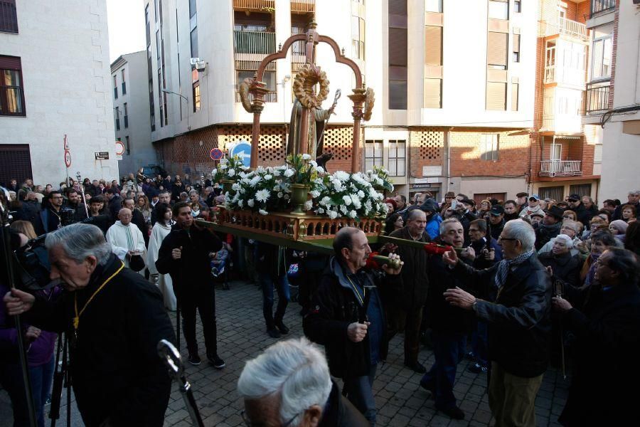 Los perros gobiernan por san Antón en Zamora