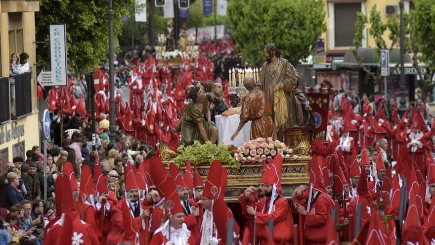 Procesión de Los Coloraos en Murcia