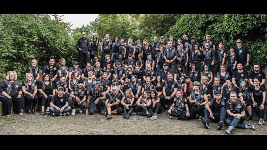 Foto vom letzten Jahrestreffen des Barber Angels Brotherhood e. V. im Juni 2018 in Biberach an der Riß.