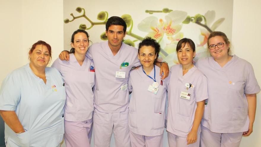 Profesionales del área de paritorio del Hospital de Torrevieja