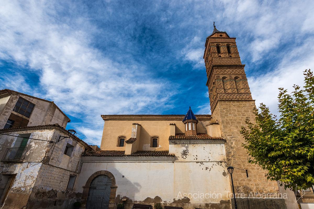 Torre de la Iglesia de San Andrés Apóstol en Mara, Zaragoza