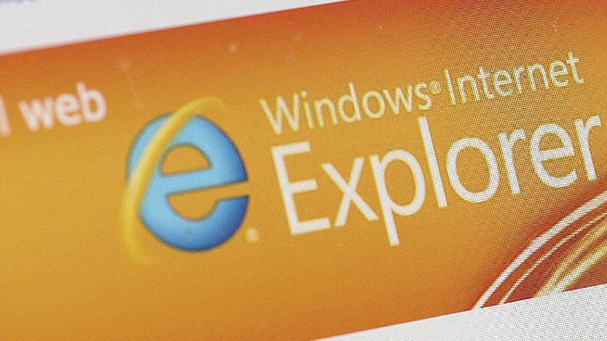 Logo de Internet Explorer.