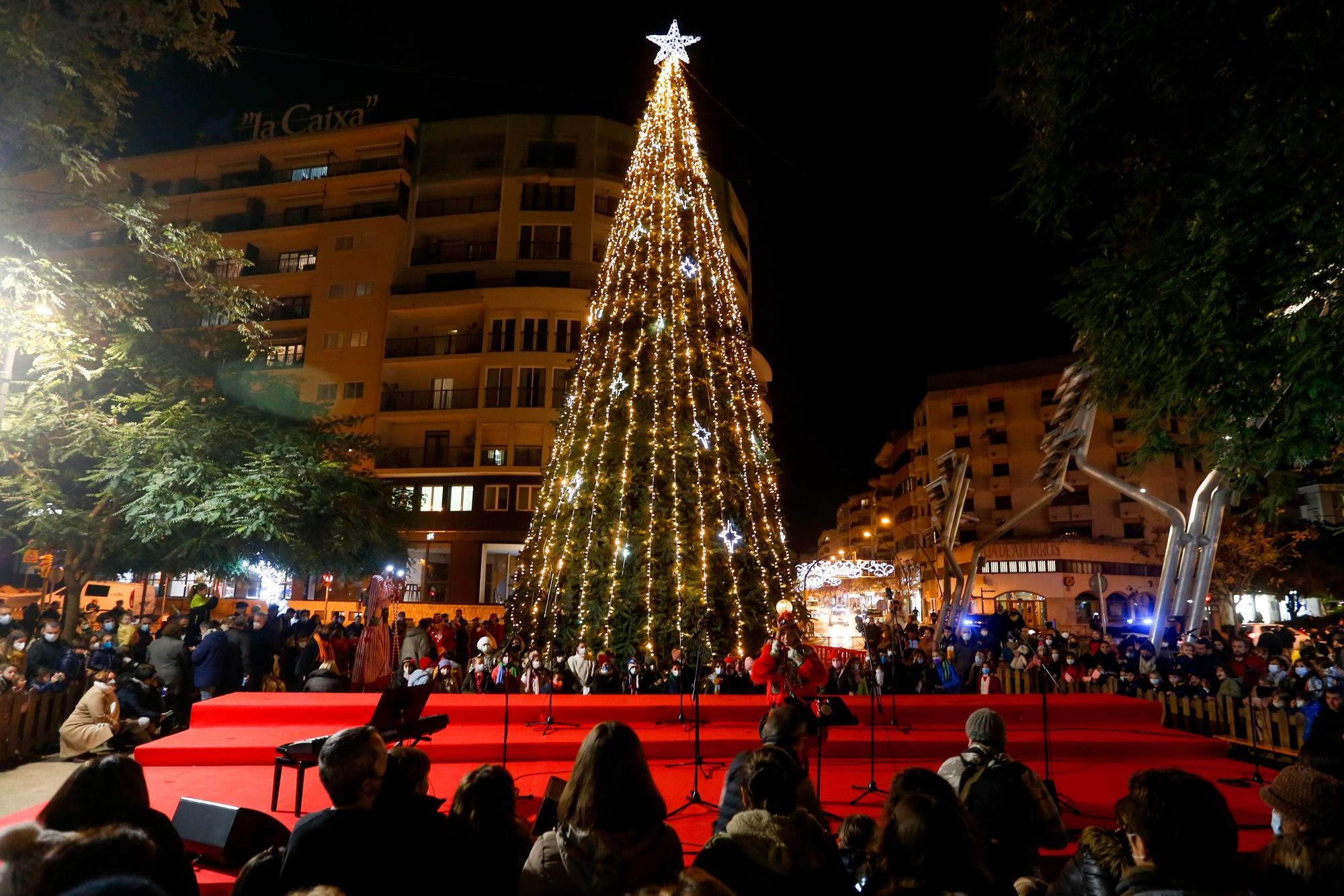 Encendido de las luces de Navidad en Vila