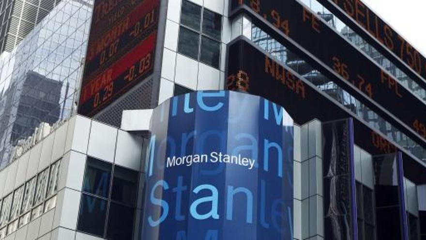 Morgan Stanley es uno de los bancos que bajan nota.