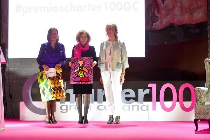 14-12-2019 LAS PALMAS DE GRAN CANARIA. Entrega de Premios Charter 100: Pilar Mateo (lo recoge Nardy Barrios). Fotógrafo: ANDRES CRUZ  | 14/12/2019 | Fotógrafo: Andrés Cruz