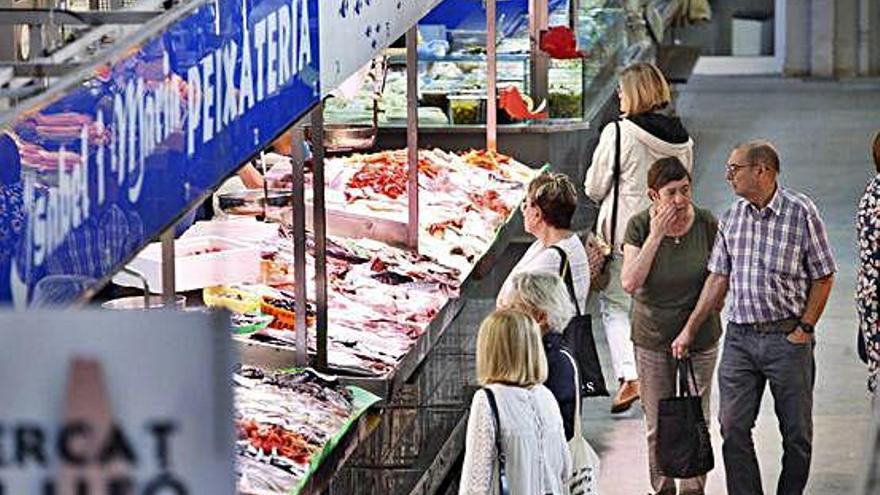 El mercat del Lleó de Girona.