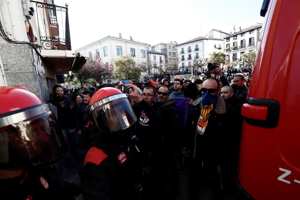 Tensión en el acto de Ciudadanos en Alsasua