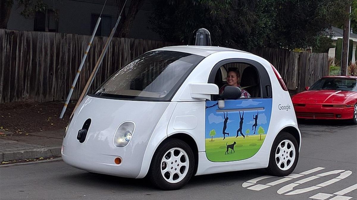 Vehículo sin conductor de Google.