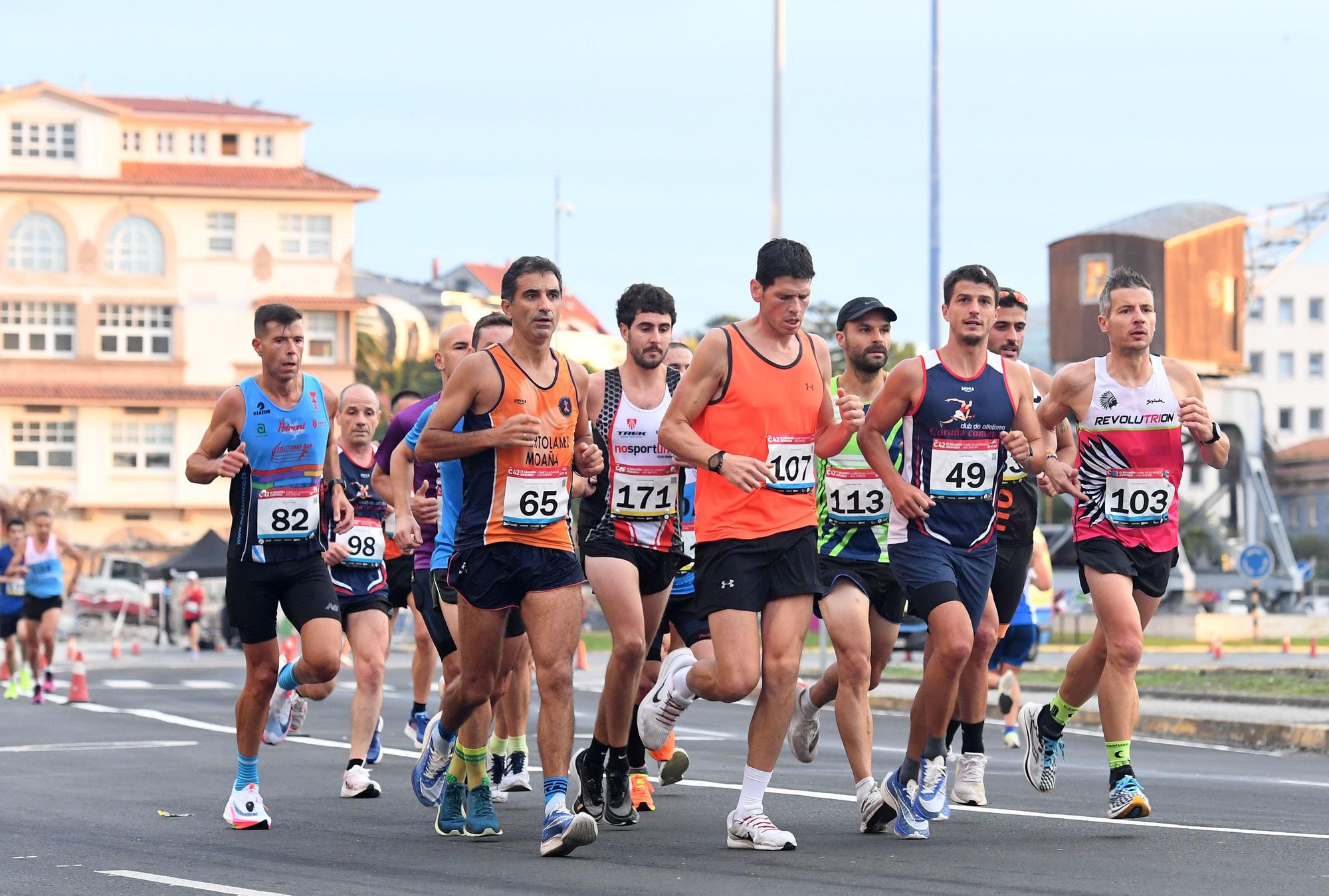 Las imágenes del Maratón de A Coruña