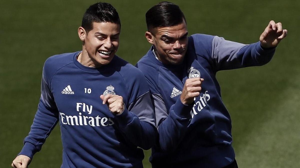 Pepe y James, con las horas contadas en el Madrid