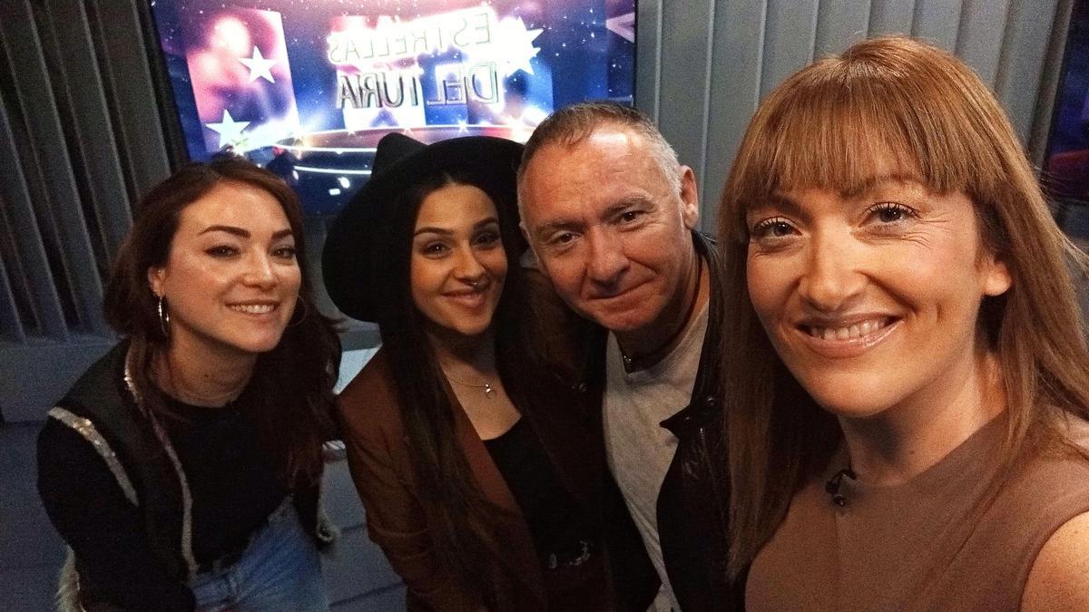 Valeria Lluch, Paula Espinosa, Tony Gil y Bea Carrascosa