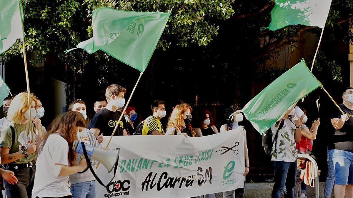 Protesta contra  la reforma universitaria | M.ÁNGEL MONTESINOS