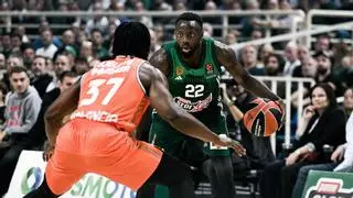 El Panathinaikos castiga al Valencia BC con su cuarta derrota consecutiva (90 - 73)