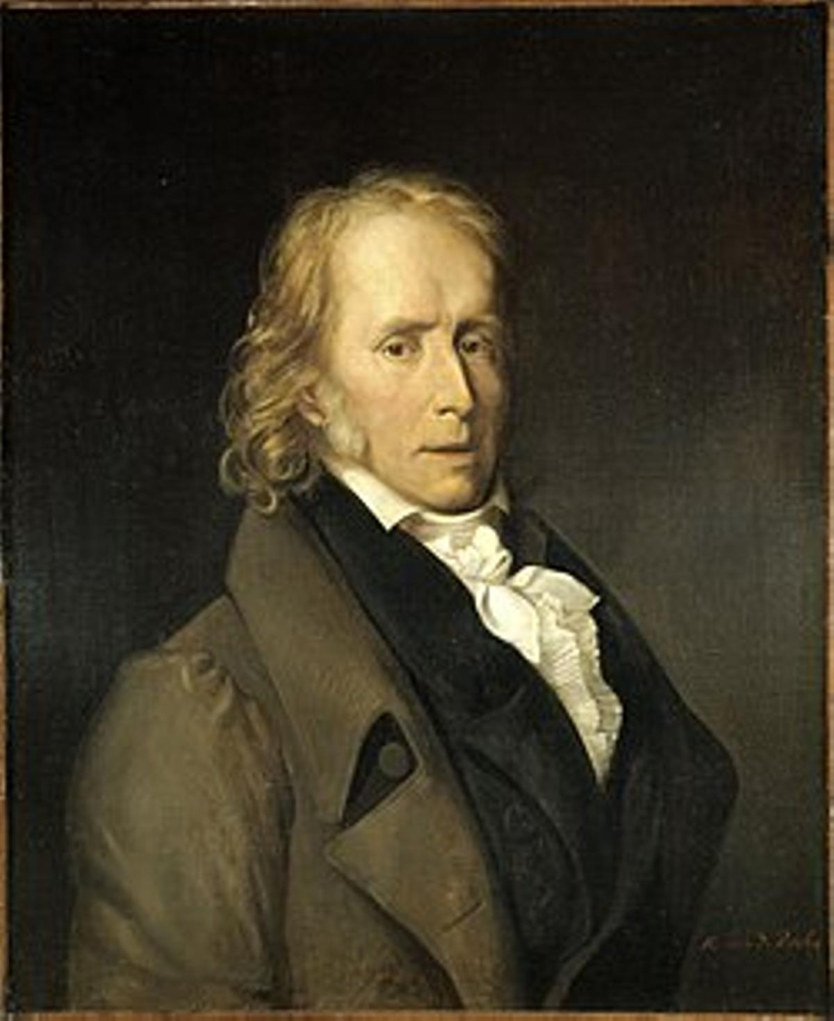 Benjamin Constant, retratado por Hercule de Roche en 1820.