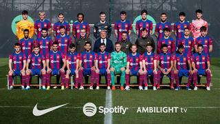 La foto oficial de la primera plantilla del Barça