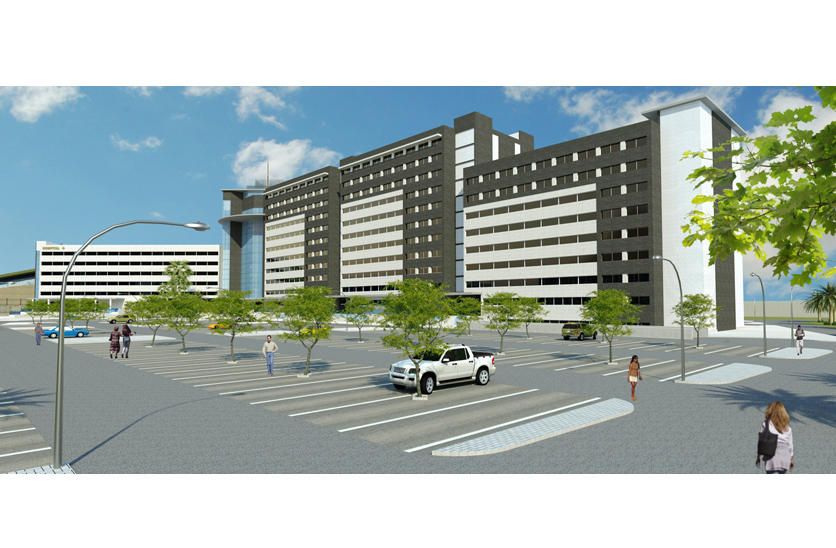 Propuesta de diseño del posible nuevo hospital en los terrenos del Civil.