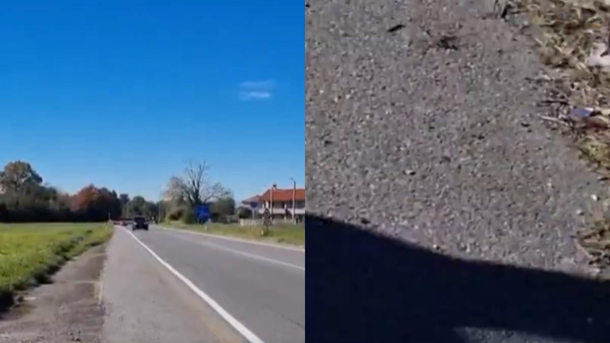 El lugar del accidente
