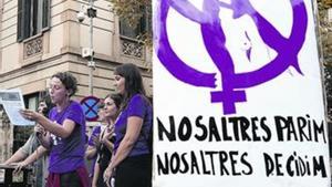 Manifestació en defensa de l’actual llei de l’avortament, celebrada a Barcelona la tardor passada.