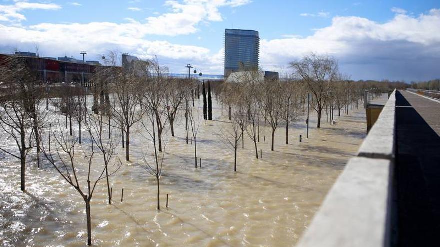 Los daños provocados por el Ebro en Zaragoza rondan los 800.000 euros