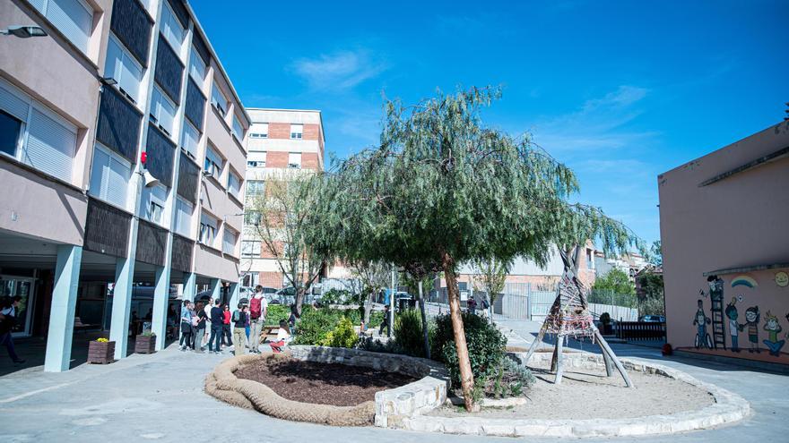 El pati de l&#039;escola Sant Ignasi, part fonamental del projecte educatiu