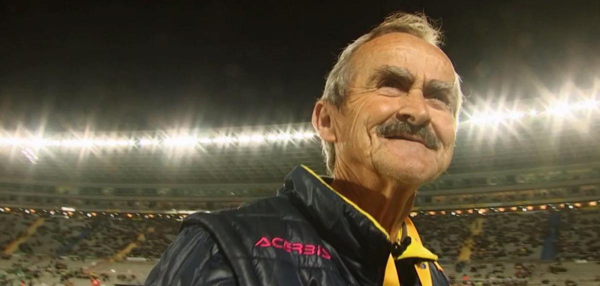 Tino el Escachao, en una imagen de uno de los documentales sobre su condición de pasional de la UD.