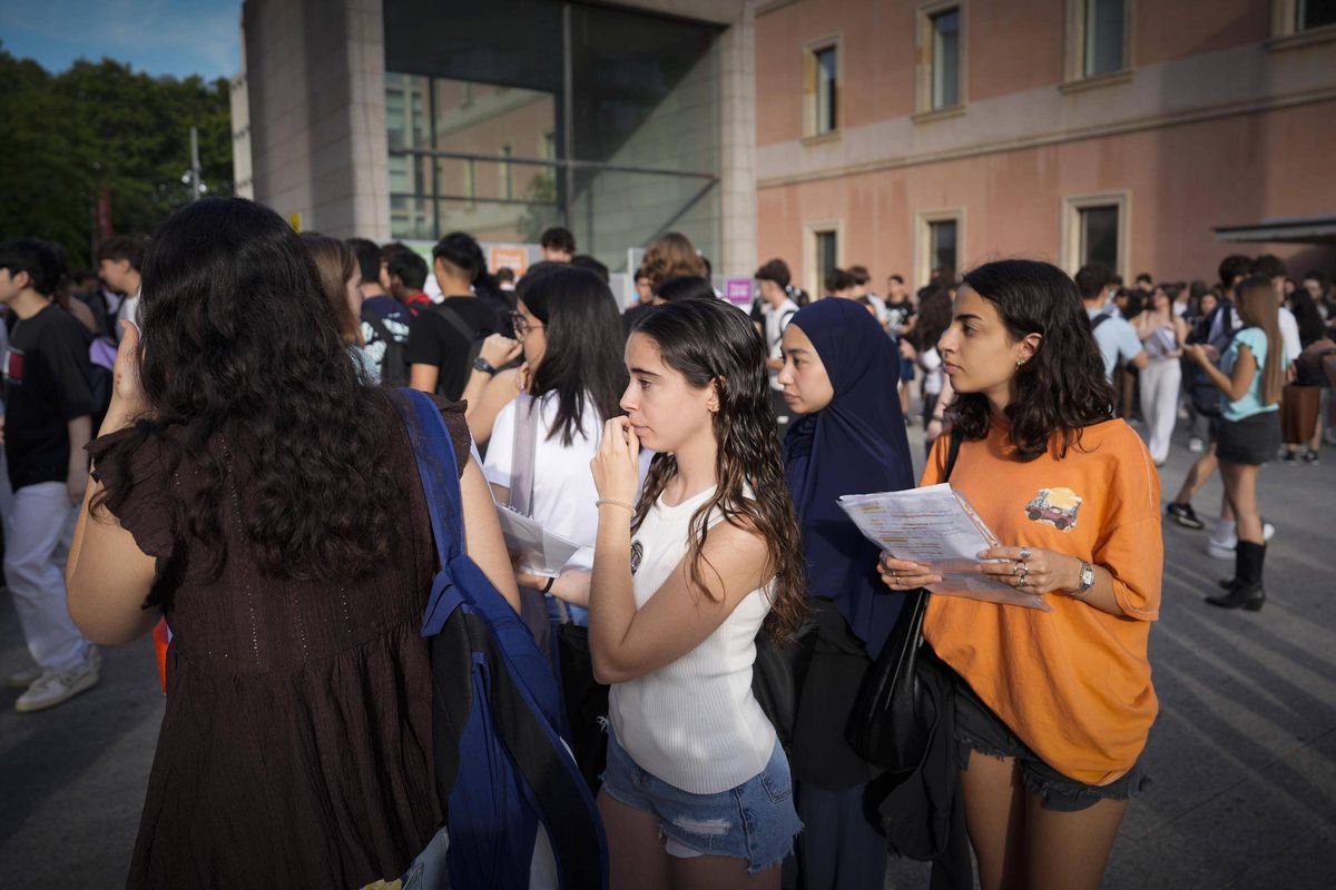Primer día de selectividad 2025 en Catalunya.