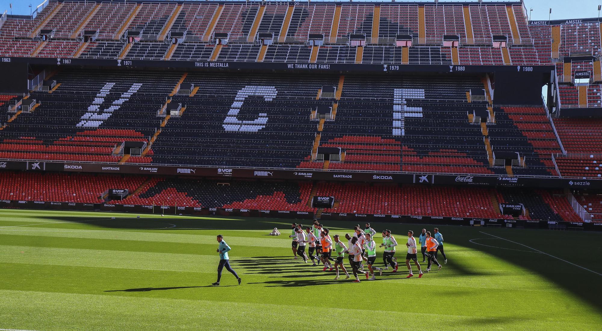 Así ha sido el entrenamiento del Valencia CF de hoy