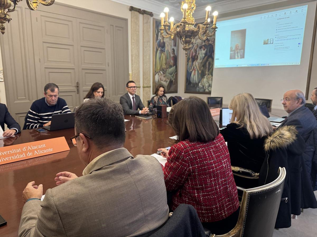 El Consejo Social de la UA, reunido este jueves para aprobar los presupuestos de 2026