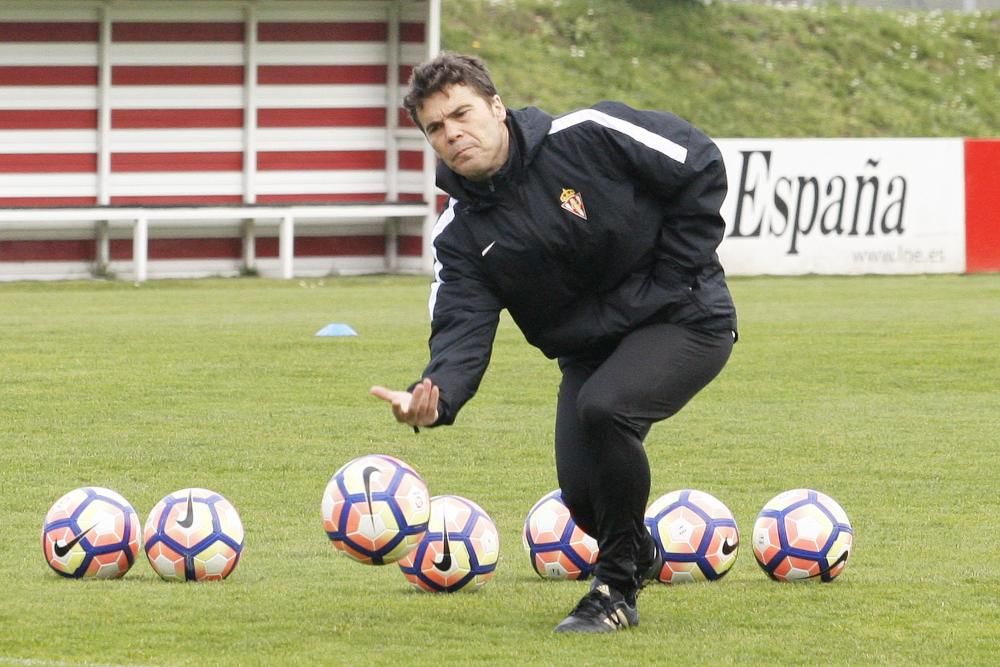 Entrenamiento del Sporting