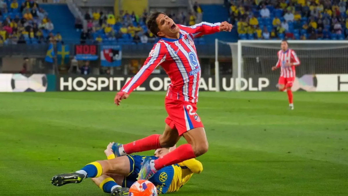 Javi Mu?oz baja al Atl谷tico del tren de la Liga