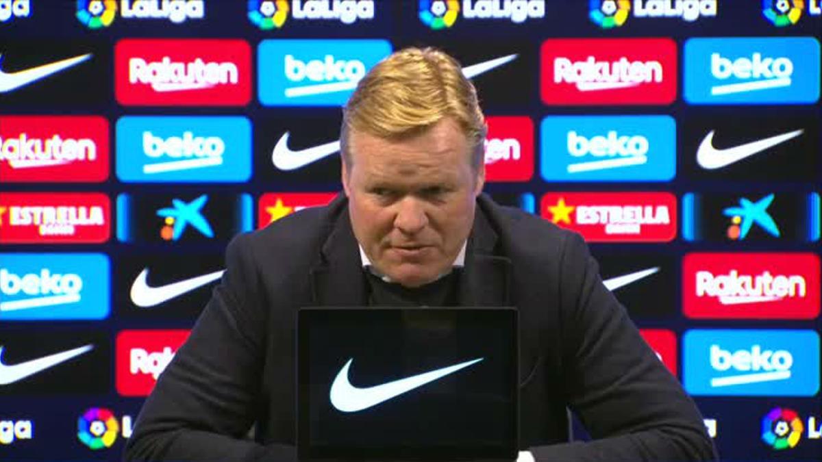 Ronald Koeman: "La victoria ha sido muy merecida"