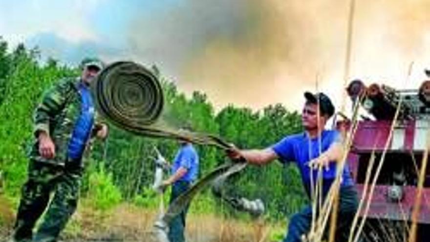 Los incendios llegan a la zona contaminada de Chernóbil