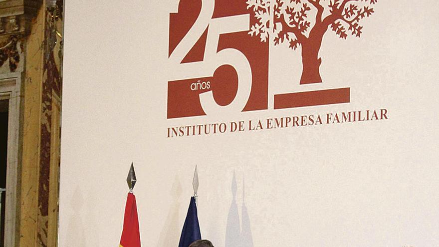 Rajoy interviene ante la asamblea del IEF en Madrid. // Modem Press