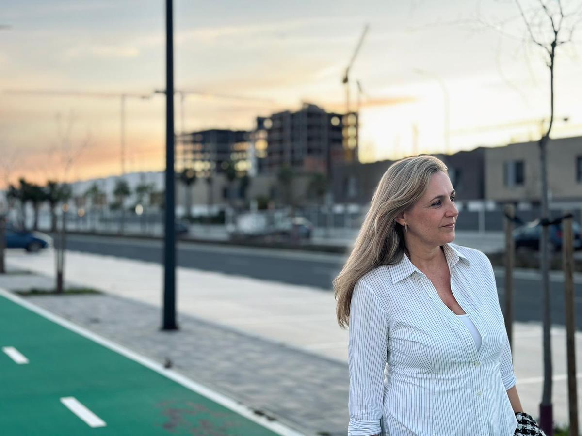 María Garruta, vicepresidenta de la asociación de vecinos de Palmas Altas.
