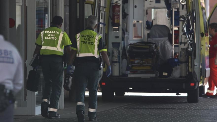 El 112 llega a Urgencias tras un servicio en Zamora.