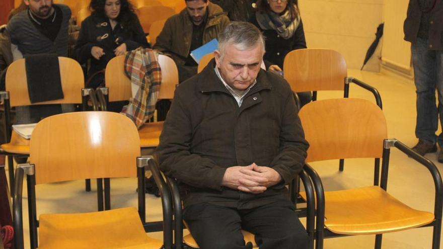 Manuel Fernández Castiñeiras, ladrón del Códice Calixtino, durante el juicio.