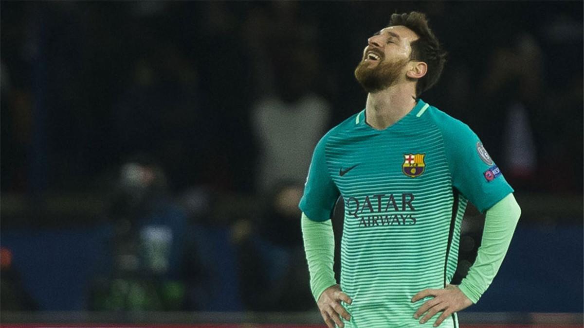 Messi estaba desolado tras la goleada en París