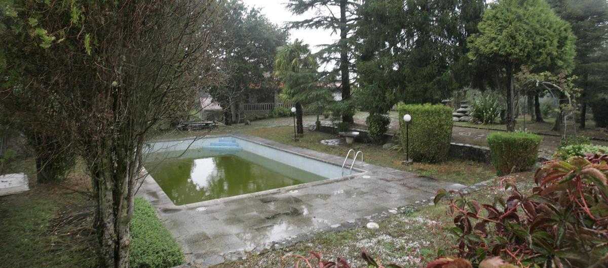 La piscina de la casa.