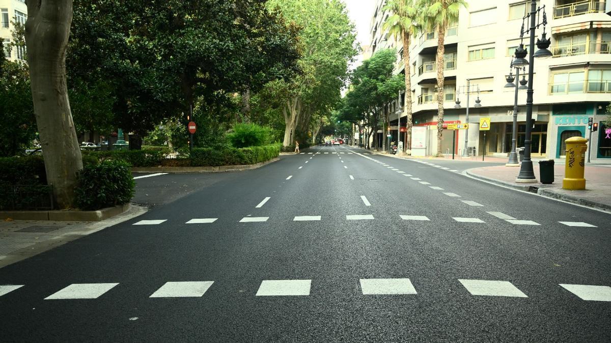 Así ha quedado la nueva Gran Vía Marqués del Túria de València