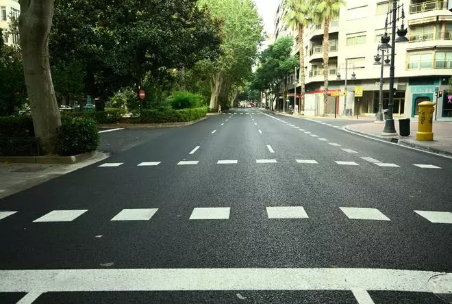 Así ha quedado la nueva Gran Vía Marqués del Túria de València