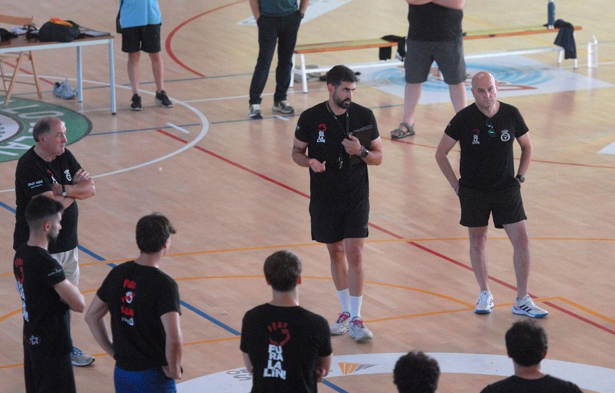 Charla durante el entrenamiento.