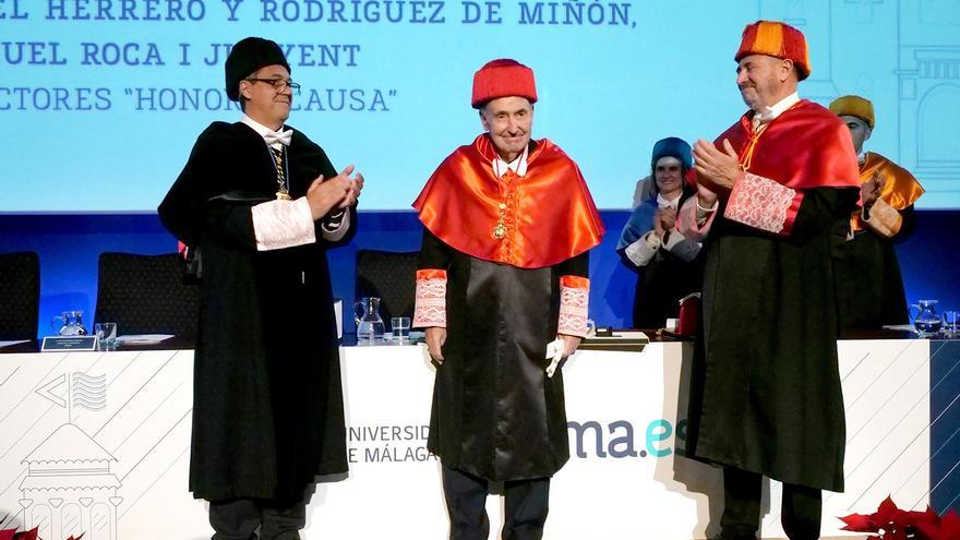 Roca i Junyent y Herrero de Miñón, nuevos doctores honoris causa de la UMA
