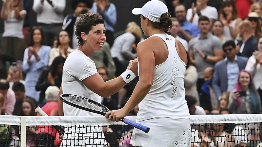 Carla Suárez: «Wimbledon me hizo un gran regalo»