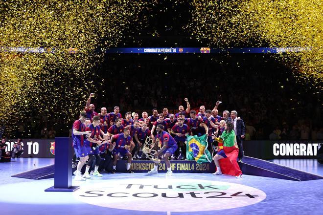 Aalborg - Barça, final de la EHF Champions de balonmano, en imágenes.